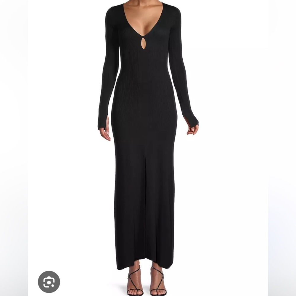 Bec & Bridge Freya rib knit maxi dress